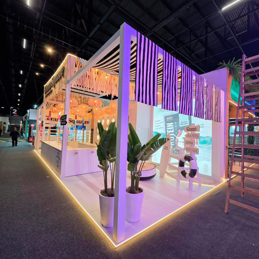 Montagem de Stands Profissionais – Cenografia | 360standscenografia 2025